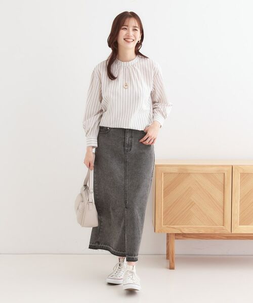 SHOO・LA・RUE / シューラルー シャツ・ブラウス | 【洗える】洗濯後しわになにりくい お袖タックブラウス | 詳細22