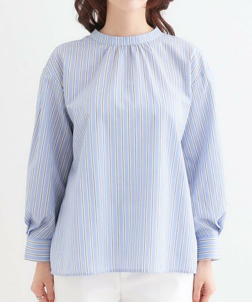 SHOO・LA・RUE / シューラルー シャツ・ブラウス | 【洗える】洗濯後しわになにりくい お袖タックブラウス | 詳細24