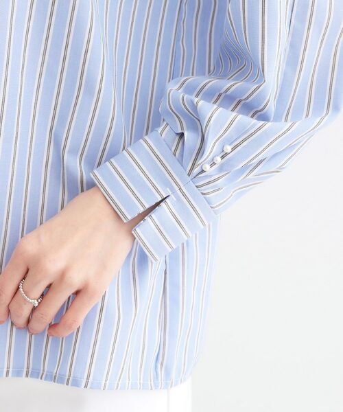 SHOO・LA・RUE / シューラルー シャツ・ブラウス | 【洗える】洗濯後しわになにりくい お袖タックブラウス | 詳細30