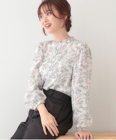 SHOO・LA・RUE / シューラルー シャツ・ブラウス | 【S-LL/前後2WAY】ピンタックブラウス