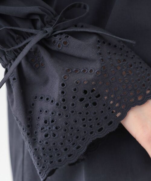 SHOO・LA・RUE / シューラルー シャツ・ブラウス | 【S-LL/前後2WAY/洗濯後しわになりにくい】お袖刺繍レースブラウス | 詳細21
