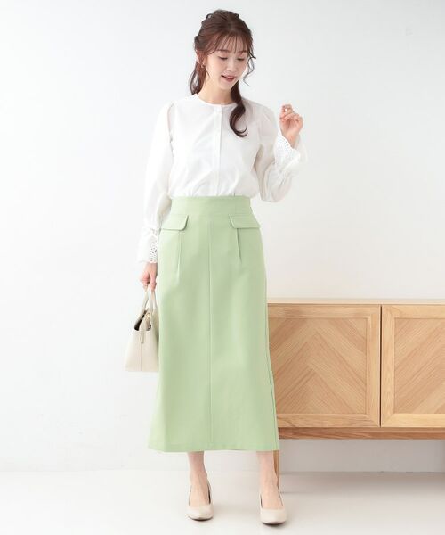 SHOO・LA・RUE / シューラルー シャツ・ブラウス | 【S-LL/前後2WAY/洗濯後しわになりにくい】お袖刺繍レースブラウス | 詳細26