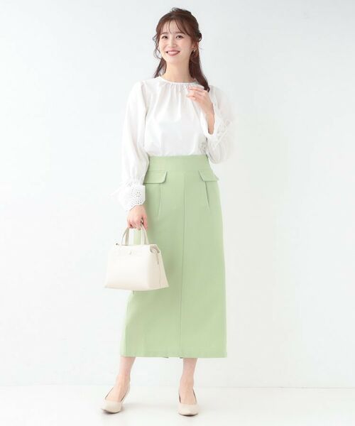 SHOO・LA・RUE / シューラルー シャツ・ブラウス | 【S-LL/前後2WAY/洗濯後しわになりにくい】お袖刺繍レースブラウス | 詳細27