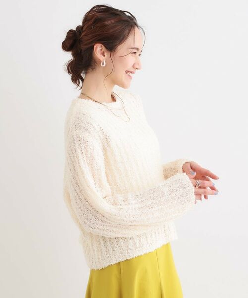 SHOO・LA・RUE / シューラルー ニット・セーター | 程よくエアリー テープヤーンニット | 詳細2