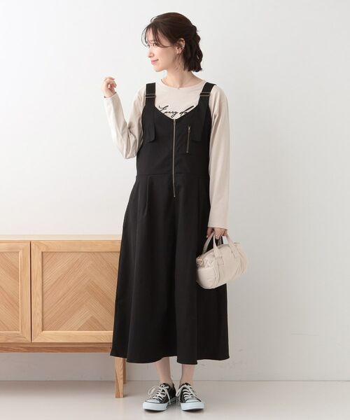 SHOO・LA・RUE / シューラルー カットソー | 【S-LL】ロゴの立体感が魅力 ブラシ刺繍ロンT | 詳細11