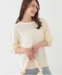 SHOO・LA・RUE / シューラルー ニット・セーター | 【洗える/S-LL】ワッフル編みが魅力な ドロップショルダーニット