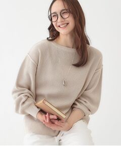 SHOO・LA・RUE / シューラルー ニット・セーター | 【洗える/S-LL】ワッフル編みが魅力な ドロップショルダーニット