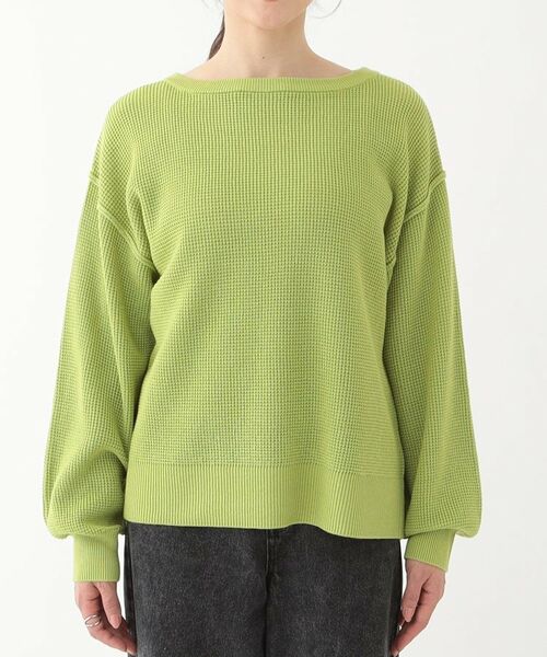 SHOO・LA・RUE / シューラルー ニット・セーター | 【洗える/S-LL】ワッフル編みが魅力な ドロップショルダーニット | 詳細13