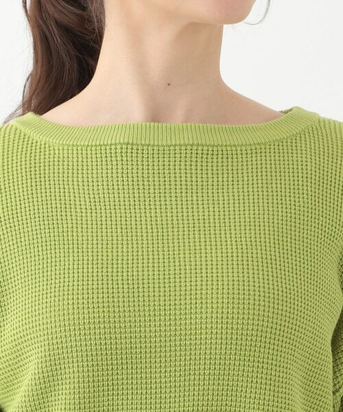 SHOO・LA・RUE / シューラルー ニット・セーター | 【洗える/S-LL】ワッフル編みが魅力な ドロップショルダーニット | 詳細16
