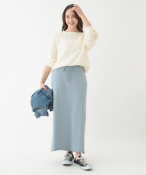 SHOO・LA・RUE / シューラルー ニット・セーター | 【洗える/S-LL】ワッフル編みが魅力な ドロップショルダーニット | 詳細3