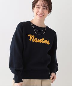 SHOO・LA・RUE / シューラルー ニット・セーター | 【洗える/S-LL/ちくちくしにくい】ロゴ入りスウェットライクニット