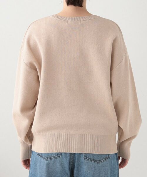SHOO・LA・RUE / シューラルー ニット・セーター | 【洗える/S-LL/ちくちくしにくい】ロゴ入りスウェットライクニット | 詳細19