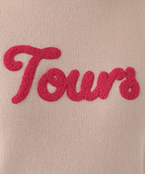 SHOO・LA・RUE / シューラルー ニット・セーター | 【洗える/S-LL/ちくちくしにくい】ロゴ入りスウェットライクニット | 詳細8