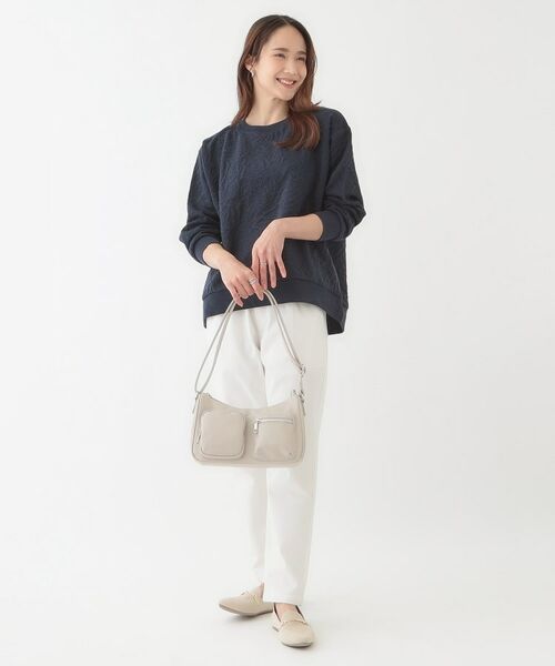 SHOO・LA・RUE / シューラルー カットソー | 【S-LL】ひとくせある凹凸がアクセント 裾カーブトップス | 詳細11