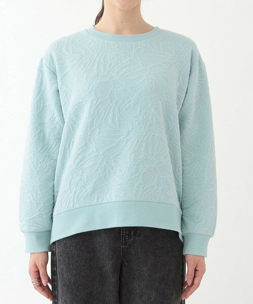 SHOO・LA・RUE / シューラルー カットソー | 【S-LL】ひとくせある凹凸がアクセント 裾カーブトップス | 詳細13