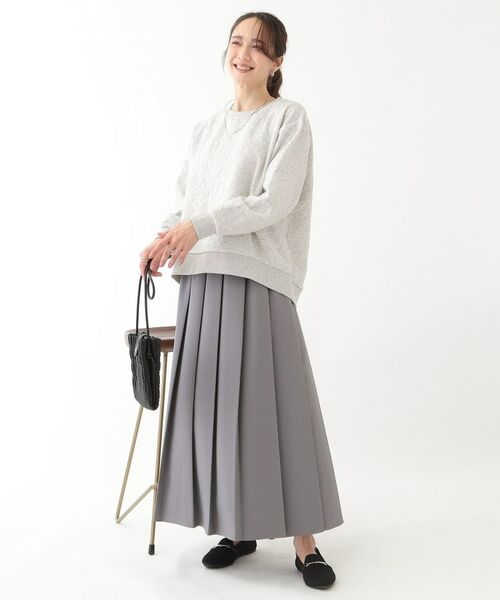 SHOO・LA・RUE / シューラルー カットソー | 【S-LL】ひとくせある凹凸がアクセント 裾カーブトップス | 詳細3