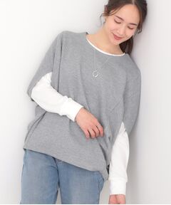 SHOO・LA・RUE / シューラルー その他トップス | 【2点セット/体型カバー】ロングシーズン楽しめる モモンガトップス＆ロンT