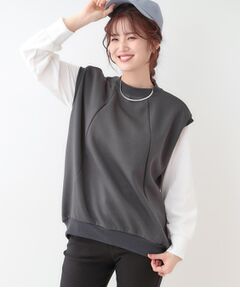 SHOO・LA・RUE / シューラルー カットソー | 【洗える/S-LL/2点セット】コクーンベストセット