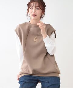 SHOO・LA・RUE / シューラルー カットソー | 【洗える/S-LL/2点セット】コクーンベストセット