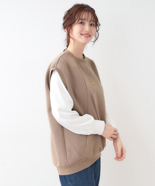 SHOO・LA・RUE / シューラルー カットソー | 【洗える/S-LL/2点セット】コクーンベストセット | 詳細10