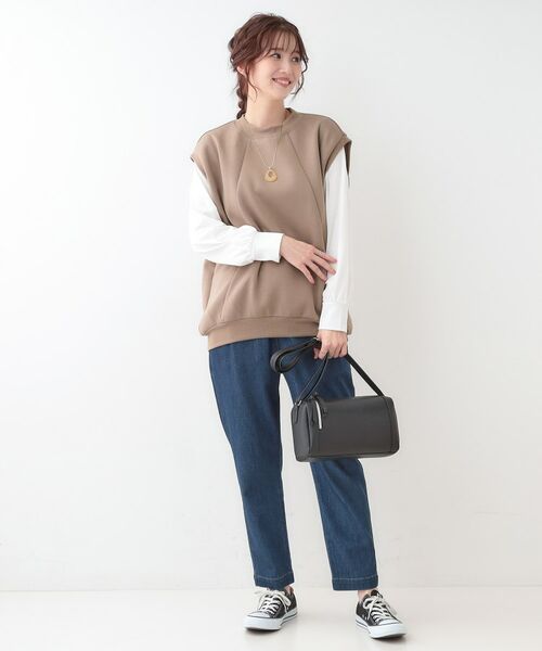 SHOO・LA・RUE / シューラルー カットソー | 【洗える/S-LL/2点セット】コクーンベストセット | 詳細11