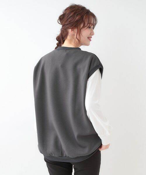 SHOO・LA・RUE / シューラルー カットソー | 【洗える/S-LL/2点セット】コクーンベストセット | 詳細2