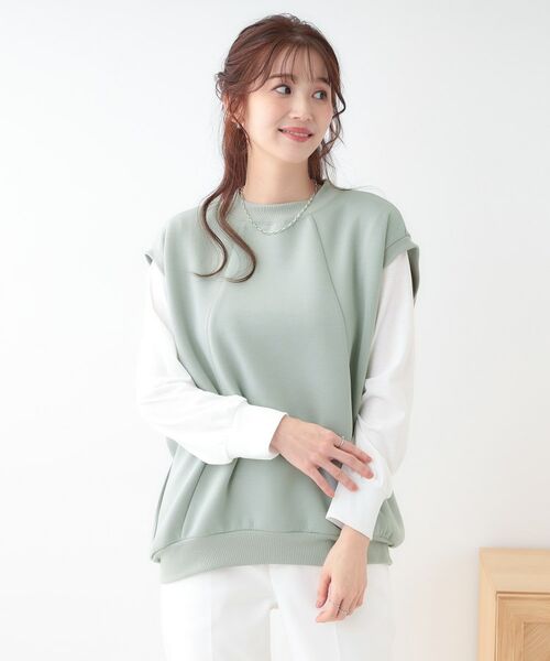 SHOO・LA・RUE / シューラルー カットソー | 【洗える/S-LL/2点セット】コクーンベストセット | 詳細5