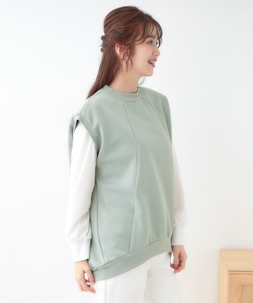 SHOO・LA・RUE / シューラルー カットソー | 【洗える/S-LL/2点セット】コクーンベストセット | 詳細6