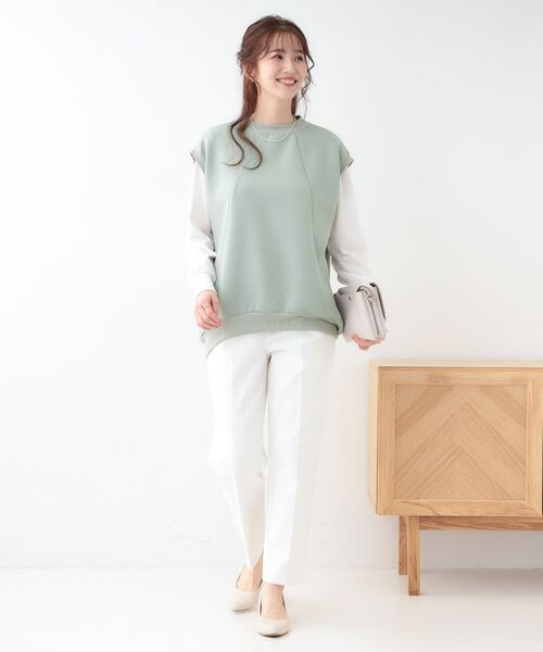 SHOO・LA・RUE / シューラルー カットソー | 【洗える/S-LL/2点セット】コクーンベストセット | 詳細7