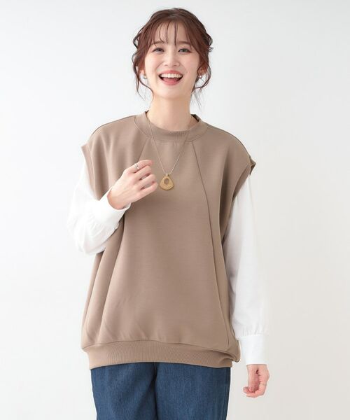 SHOO・LA・RUE / シューラルー カットソー | 【洗える/S-LL/2点セット】コクーンベストセット | 詳細9