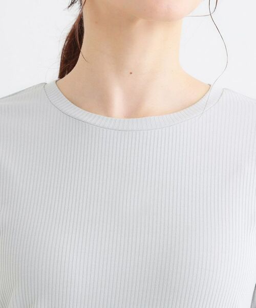 SHOO・LA・RUE / シューラルー カットソー | 【S-LL】重ね着コーデで差をつける お袖チュールリブトップス | 詳細16