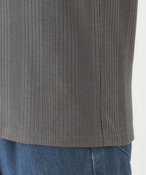 SHOO・LA・RUE / シューラルー カットソー | 【洗える/S-LL】ベーシックだから着回ししやすい ランダムテレコ リブ長袖トップス | 詳細22