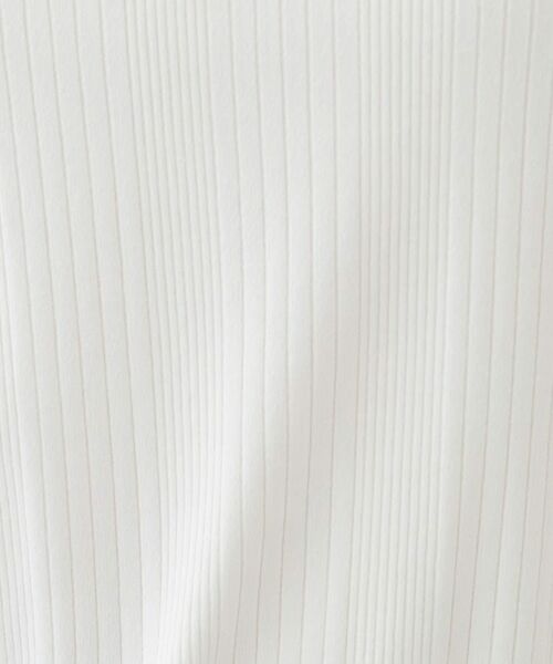 SHOO・LA・RUE / シューラルー カットソー | 【洗える/S-LL】ベーシックだから着回ししやすい ランダムテレコ リブ長袖トップス | 詳細4