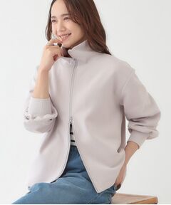 SHOO・LA・RUE / シューラルー レザーブルゾン・ジャケット | 【洗える】スタイリッシュ ジップアップブルゾン