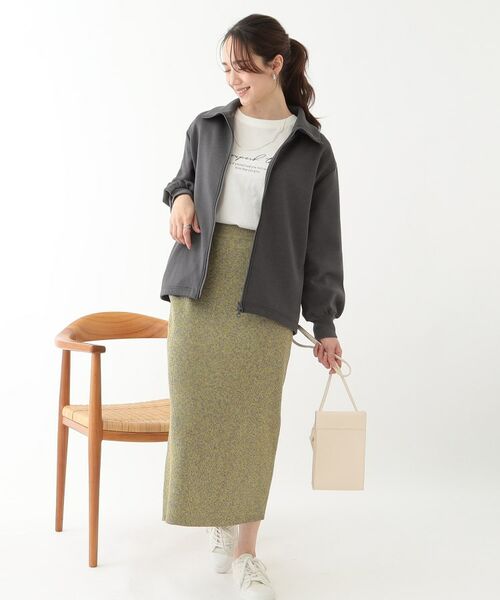 SHOO・LA・RUE / シューラルー レザーブルゾン・ジャケット | 【洗える】スタイリッシュ ジップアップブルゾン | 詳細3