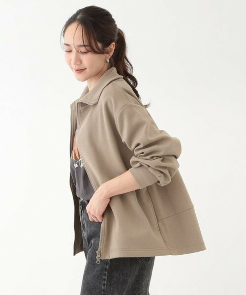 SHOO・LA・RUE / シューラルー レザーブルゾン・ジャケット | 【洗える】スタイリッシュ ジップアップブルゾン | 詳細6