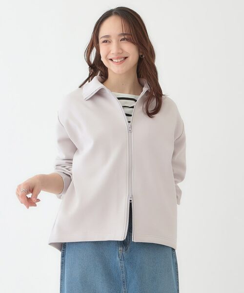 SHOO・LA・RUE / シューラルー レザーブルゾン・ジャケット | 【洗える】スタイリッシュ ジップアップブルゾン | 詳細9