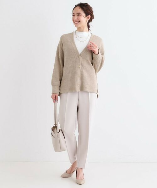 SHOO・LA・RUE / シューラルー カーディガン・ボレロ | 【S-LL】柔らかさが癖になる 凹凸Vネックカーディガン | 詳細11