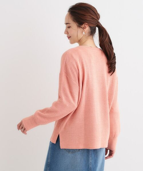 SHOO・LA・RUE / シューラルー カーディガン・ボレロ | 【S-LL】柔らかさが癖になる 凹凸Vネックカーディガン | 詳細14