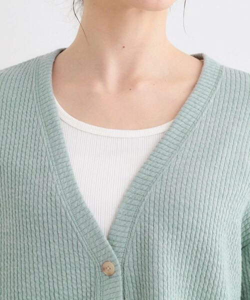 SHOO・LA・RUE / シューラルー カーディガン・ボレロ | 【S-LL】柔らかさが癖になる 凹凸Vネックカーディガン | 詳細20