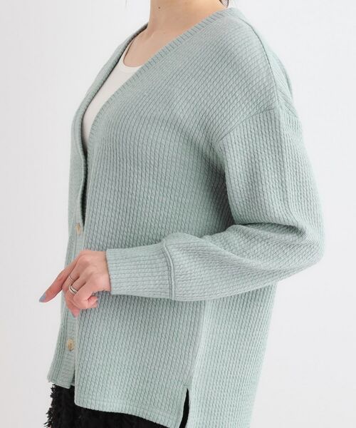 SHOO・LA・RUE / シューラルー カーディガン・ボレロ | 【S-LL】柔らかさが癖になる 凹凸Vネックカーディガン | 詳細21