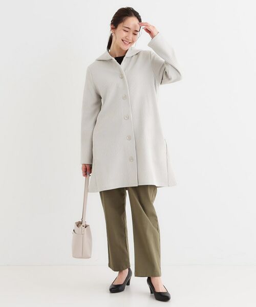 SHOO・LA・RUE / シューラルー カーディガン・ボレロ | 【S-LL】体型をカバーしながらスマートに魅せる ラインジャカードコーディガン | 詳細11