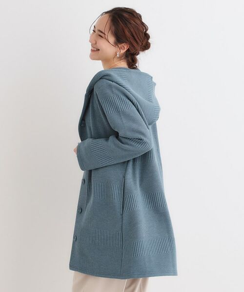 SHOO・LA・RUE / シューラルー カーディガン・ボレロ | 【S-LL】体型をカバーしながらスマートに魅せる ラインジャカードコーディガン | 詳細14