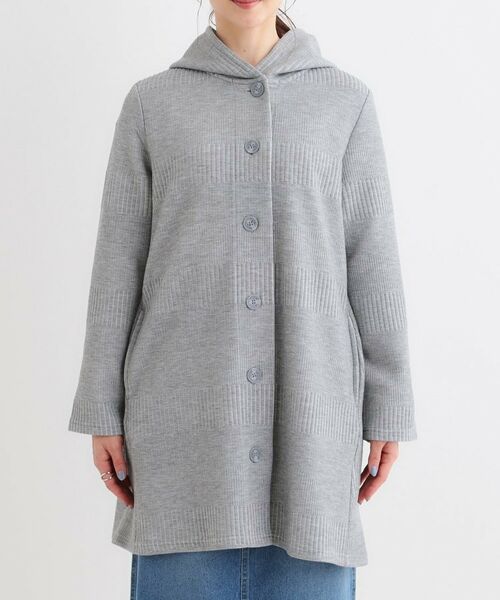 SHOO・LA・RUE / シューラルー カーディガン・ボレロ | 【S-LL】体型をカバーしながらスマートに魅せる ラインジャカードコーディガン | 詳細17