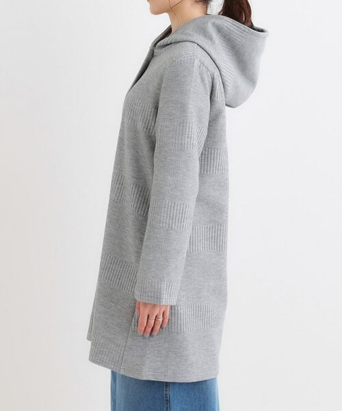 SHOO・LA・RUE / シューラルー カーディガン・ボレロ | 【S-LL】体型をカバーしながらスマートに魅せる ラインジャカードコーディガン | 詳細18