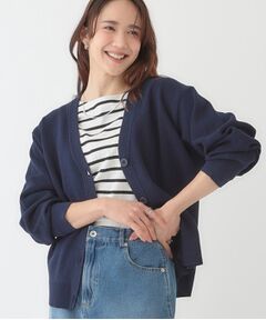 SHOO・LA・RUE / シューラルー カーディガン・ボレロ | 【洗える/S-LL】ドライタッチが心地よい 畦編みVネックカーディガン