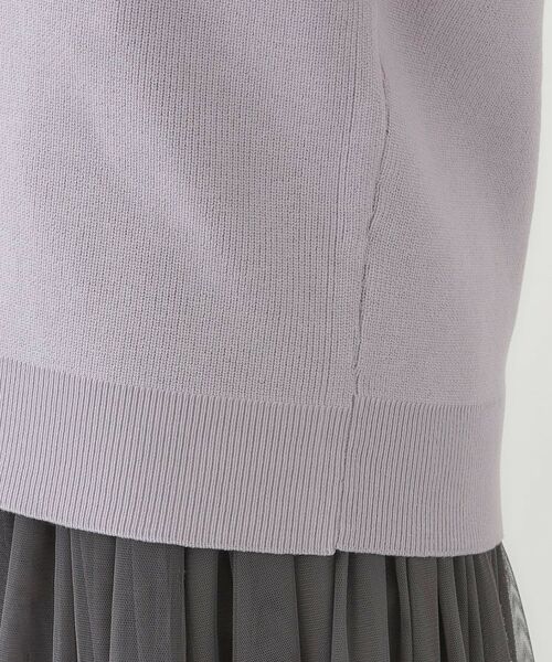 SHOO・LA・RUE / シューラルー カーディガン・ボレロ | 【洗える/S-LL】ドライタッチが心地よい 畦編みVネックカーディガン | 詳細22