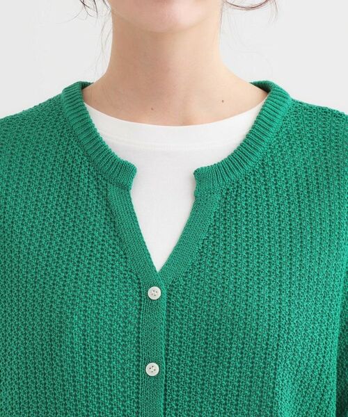 SHOO・LA・RUE / シューラルー カーディガン・ボレロ | 【洗える】ざっくり編みが大人かわいい キーネックカーディガン | 詳細16