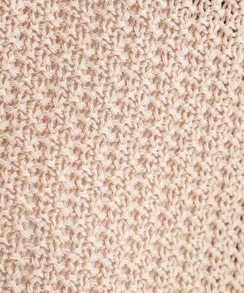 SHOO・LA・RUE / シューラルー カーディガン・ボレロ | 【洗える】ざっくり編みが大人かわいい キーネックカーディガン | 詳細8