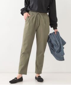 SHOO・LA・RUE / シューラルー パンツ | 【洗える/美脚シルエット】綿ストレッチイージーテーパードパンツ